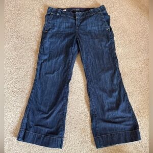 Y2K Banana Republic Urban Wide Leg Jeans Flare Denim | Women's 8